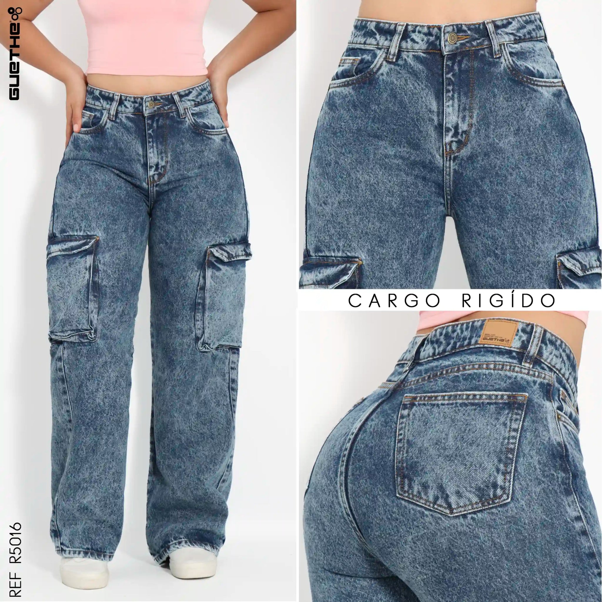 Cargo Jeans Mujer