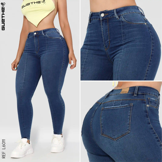 Jeans Push Up Mujer L6011