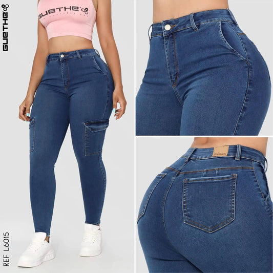 Jeans Push Up Mujer L6015