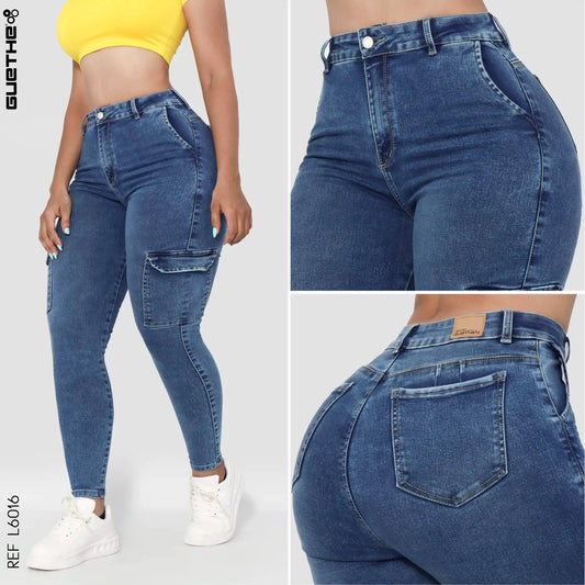 Jeans Push Up Mujer L6016