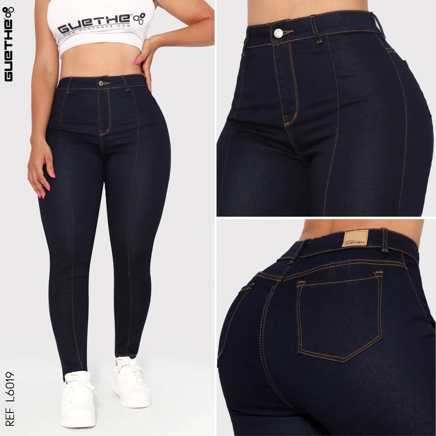 Jeans Push Up Mujer L6019