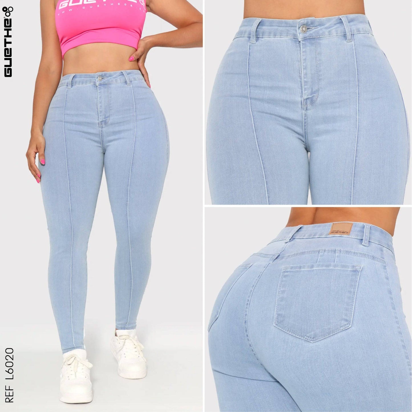 Jeans Push Up Mujer L6020