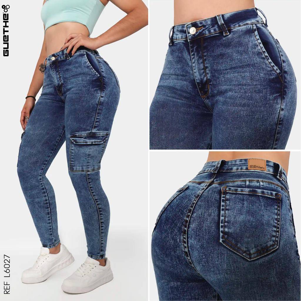 Jeans Push Up Mujer L6027