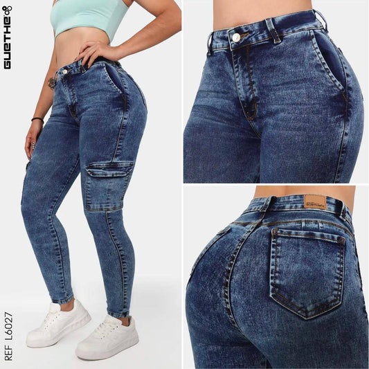 Jeans Push Up Mujer L6027