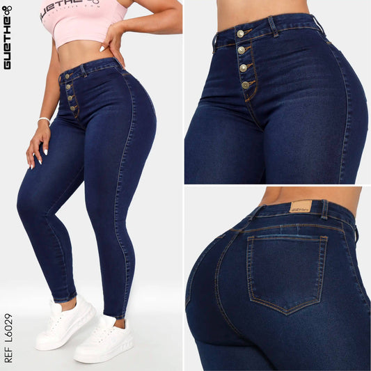 Jeans Push Up Mujer L6029