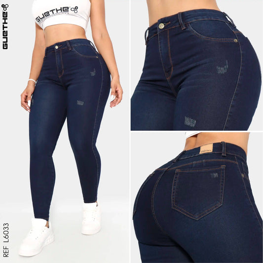 Jeans Push Up Mujer L6033